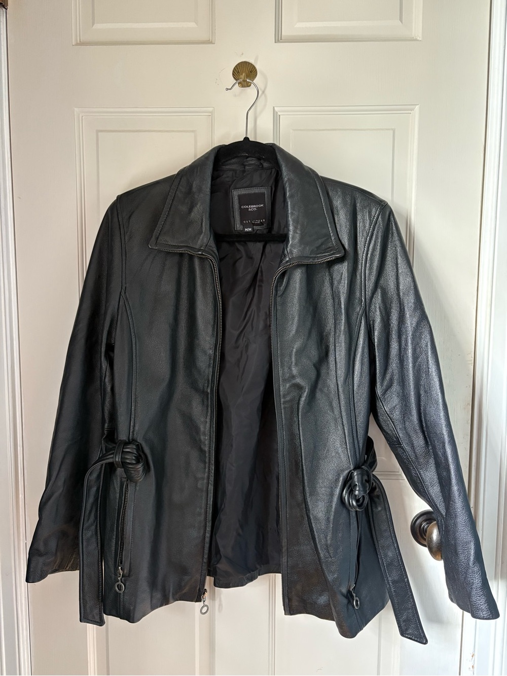 Colebrook and Co Black Leather Jacket